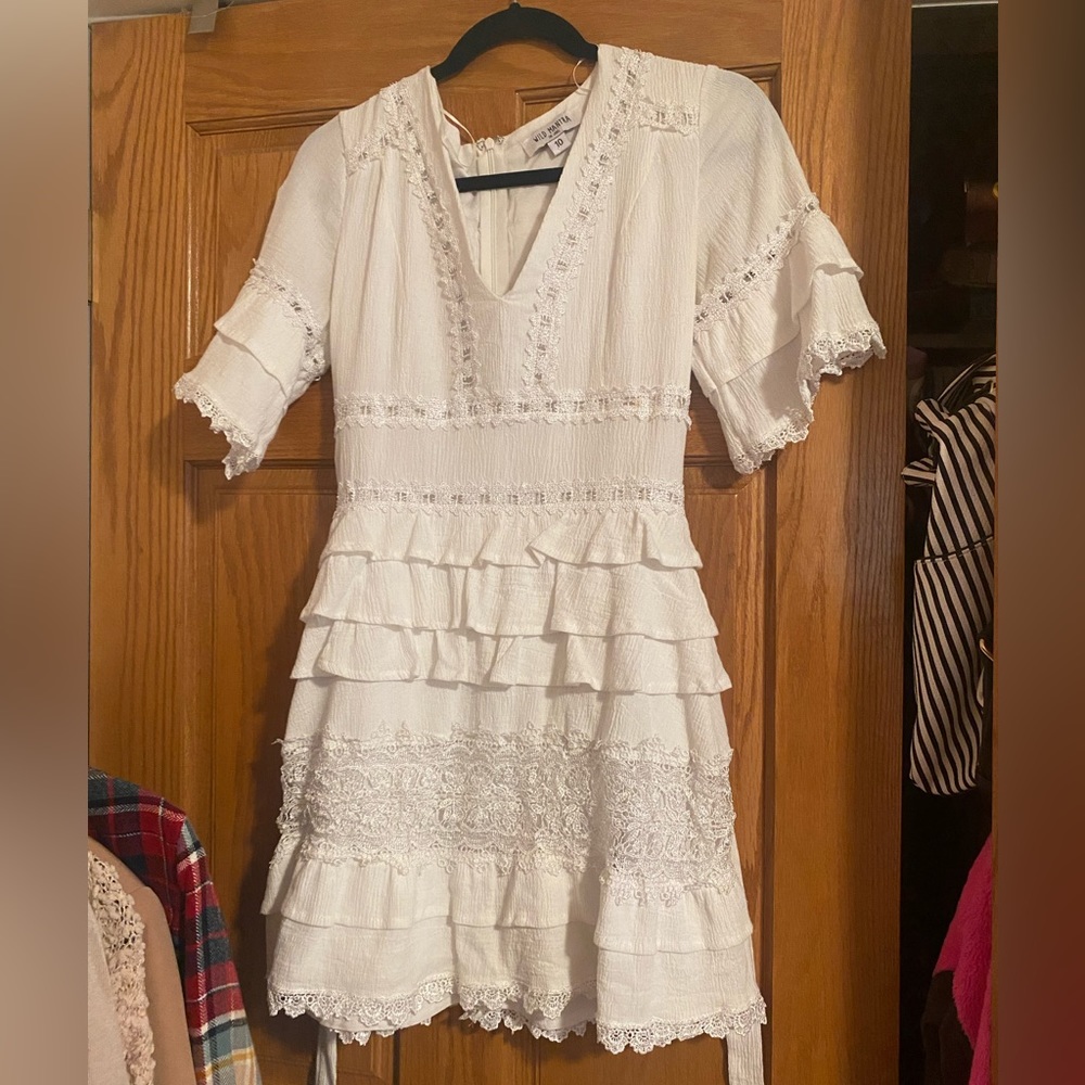 Wild mantra white dress